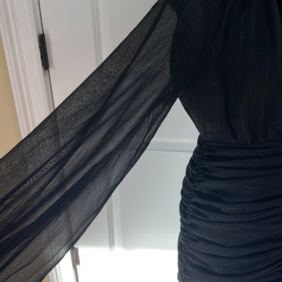 NWT House of Harlow 1960 Ruched Mini Dress - Picture 11 of 12